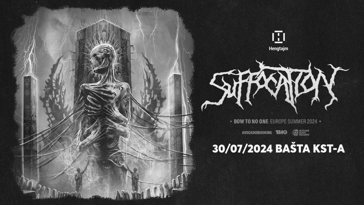 Death metal legends Suffocation are returning to Belgrade