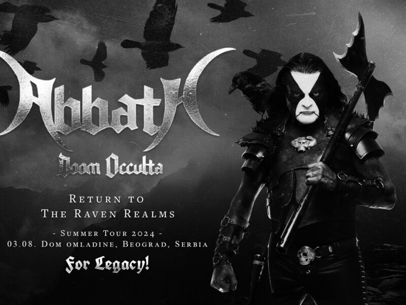 Report: Abbath Doom Oculta, August 3rd, 2024, Dom omladine Beograda, Serbia