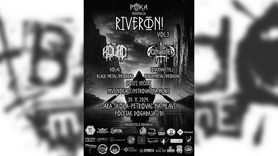 RIVERON! rescheduled for 30 th November