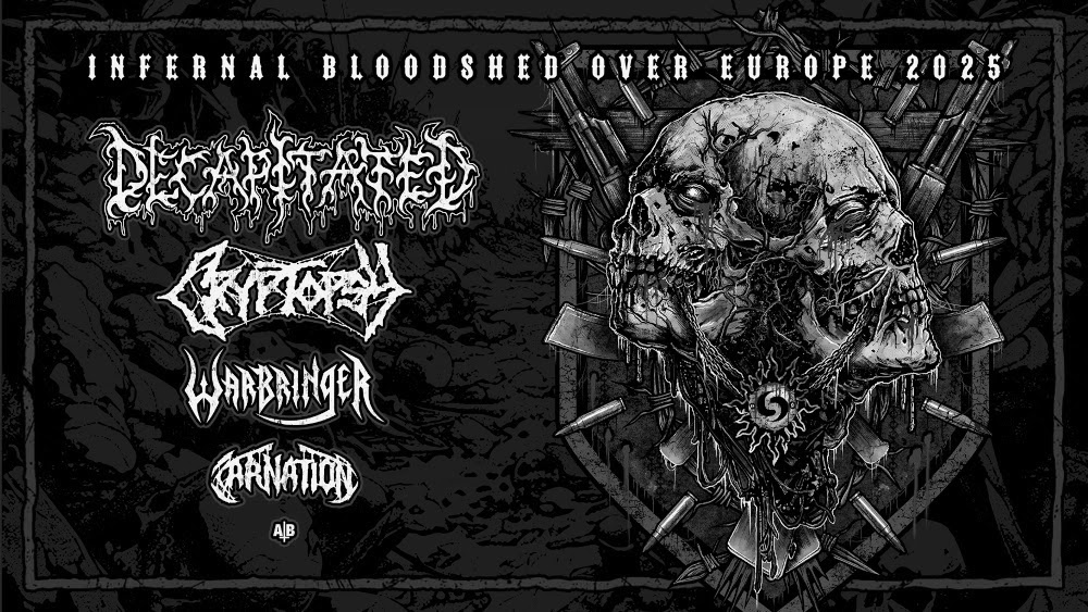 Cryptopsy announce 2025 “Infernal Bloodshed Over Europe” tour