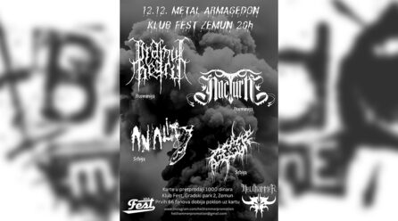 Live report: Ordinul Negru, Nocturn, Anality, Geger, club Fest, Zemun, Serbia, December 12th 2024