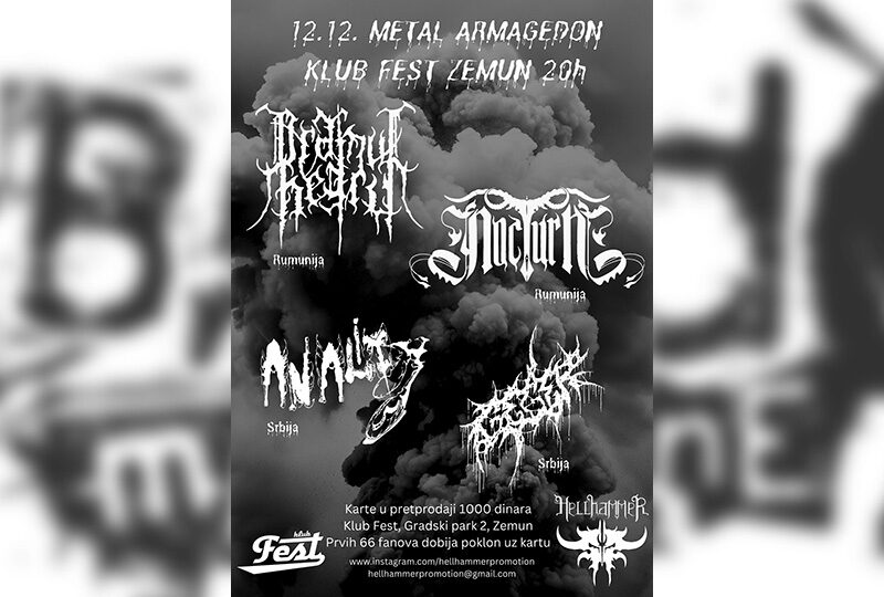 Live report: Ordinul Negru, Nocturn, Anality, Geger, club Fest, Zemun, Serbia, December 12th 2024