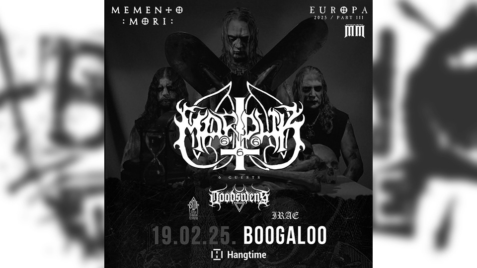 Don’t miss Marduk on Wednesday in Boogaloo Club in Zagreb